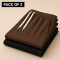 Trouser 2-Pack — Brown, Black