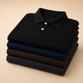 Polo 4-Pack - Black, Blue, Brown and Charcoal Grey