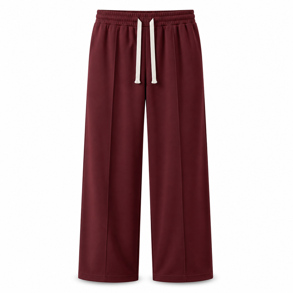 Drawstring Trouser — Maroon