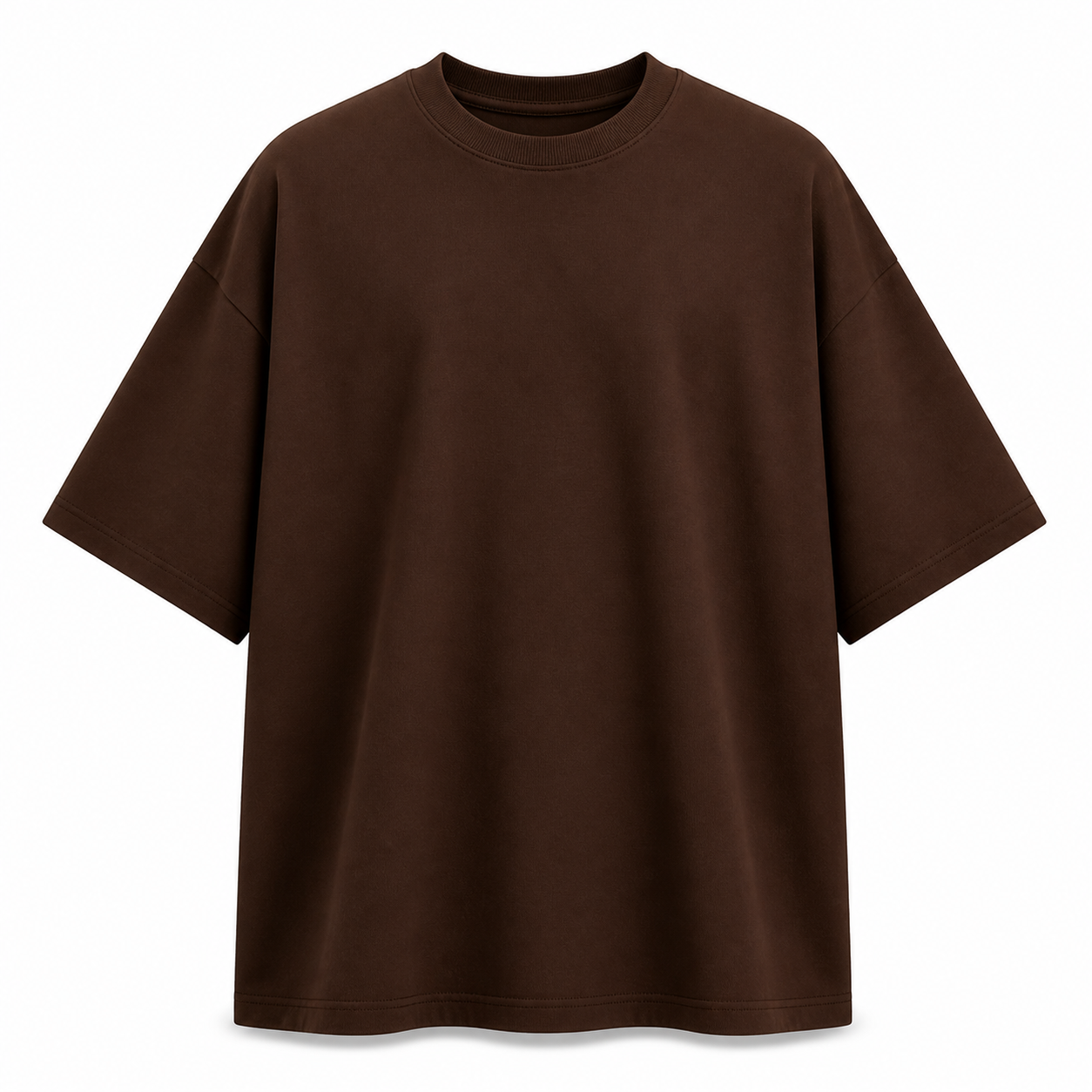Oversized T-Shirt — Brown