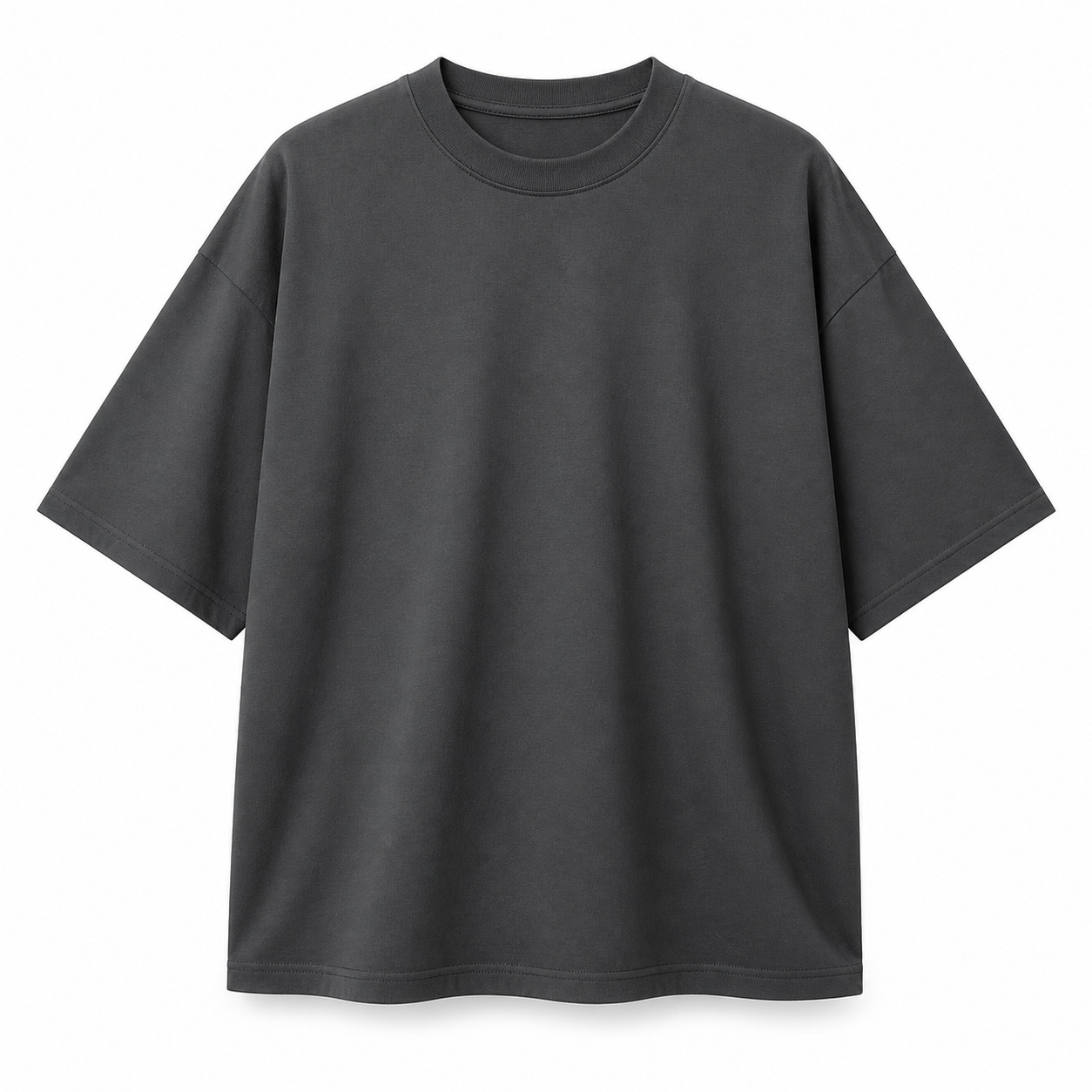 Oversized T-Shirt — Charcoal Grey