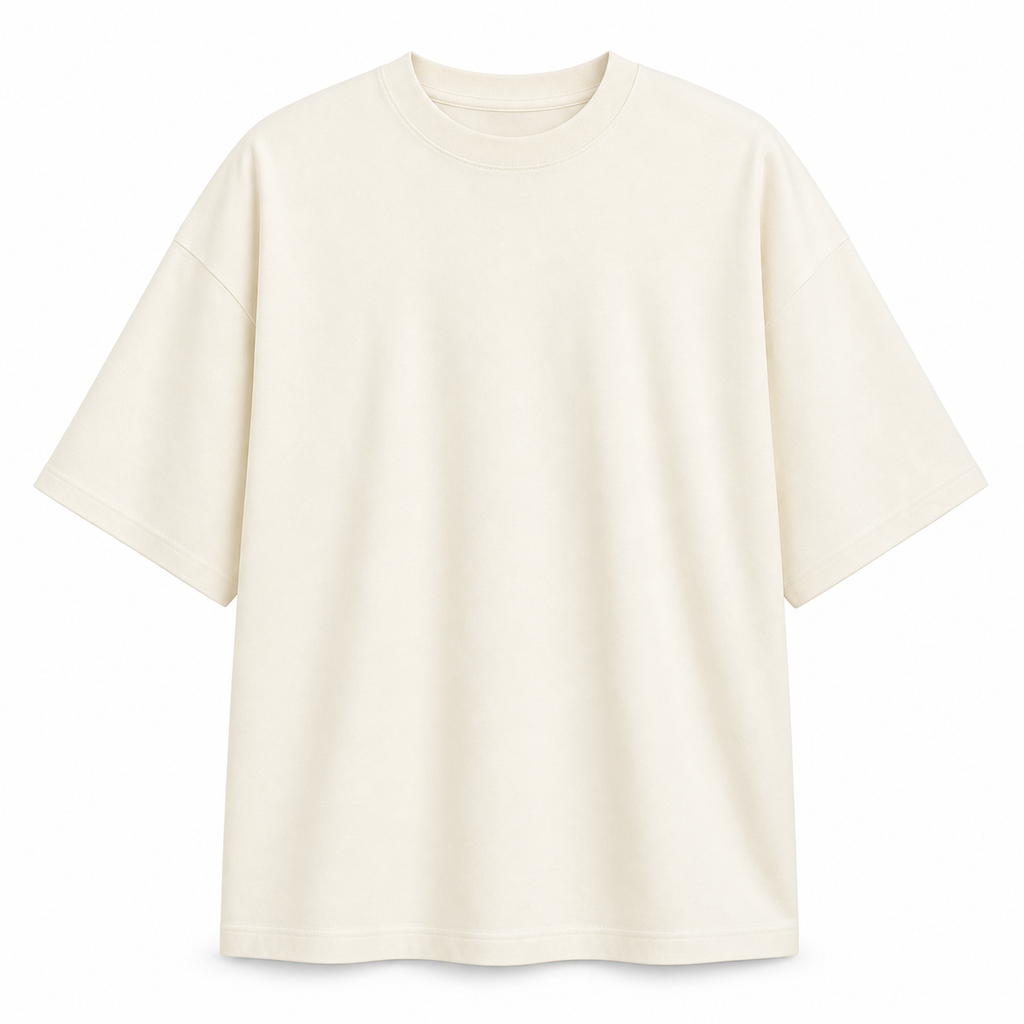 Oversized T-Shirt — Cream