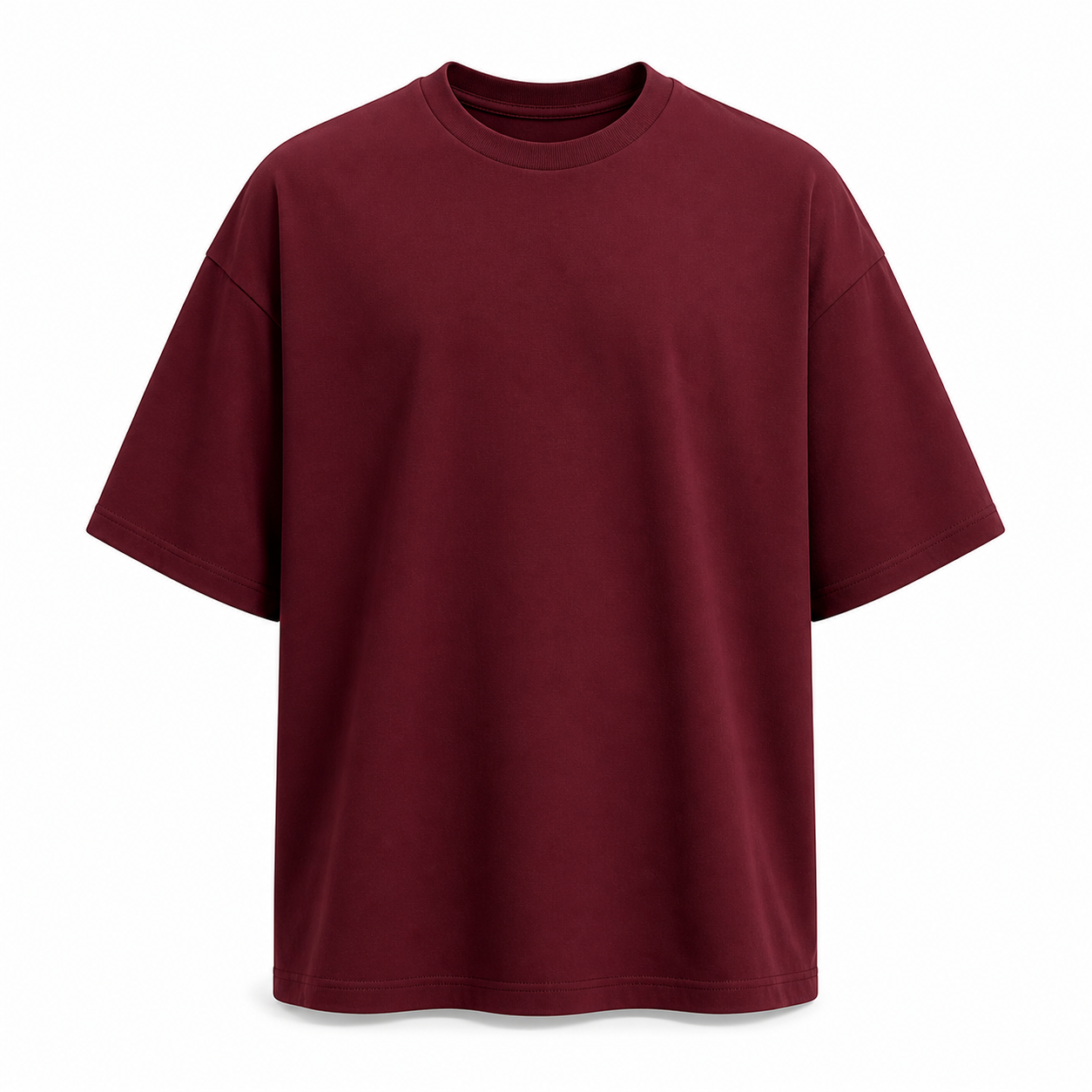 Oversized T-Shirt — Maroon