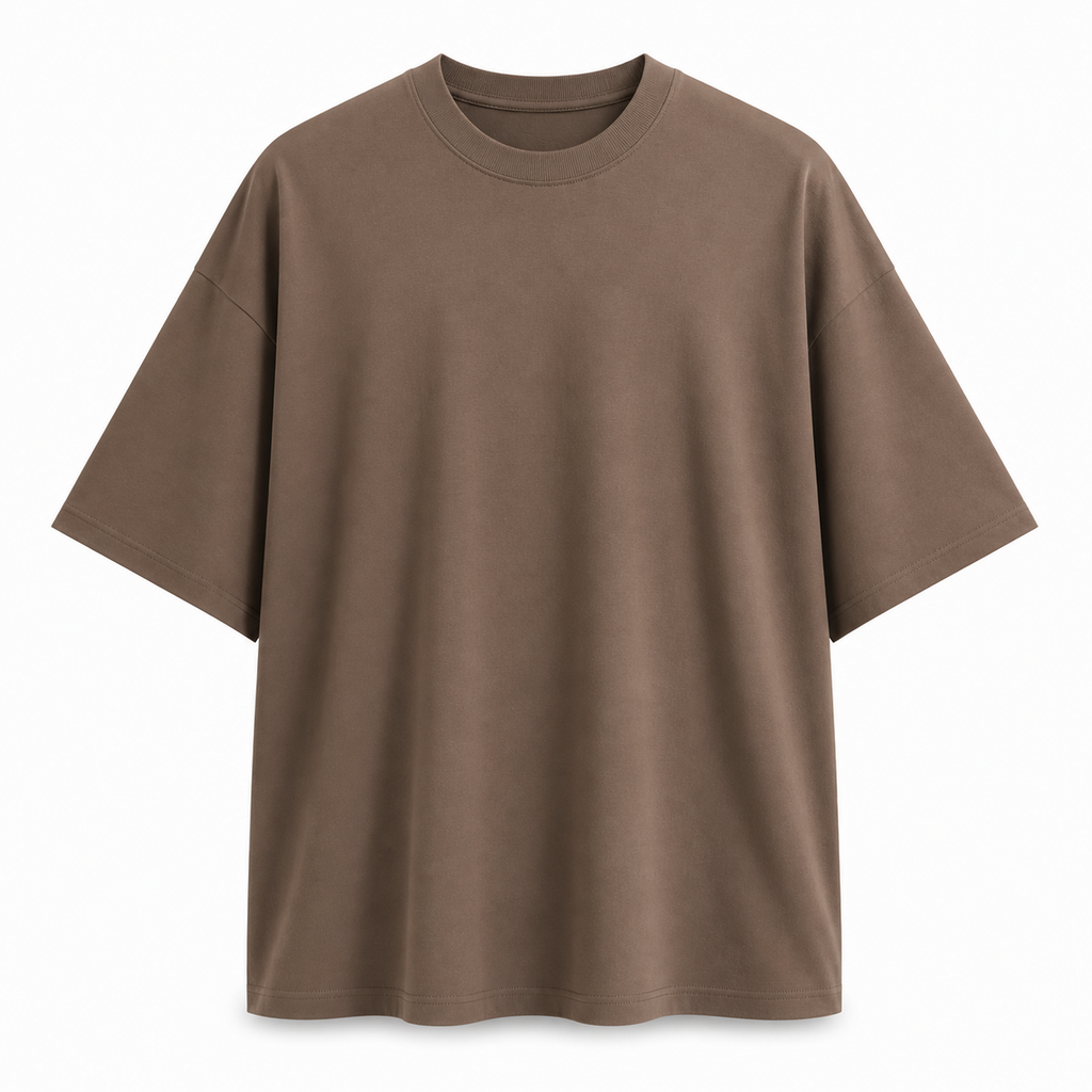 Oversized T-Shirt — Mocha
