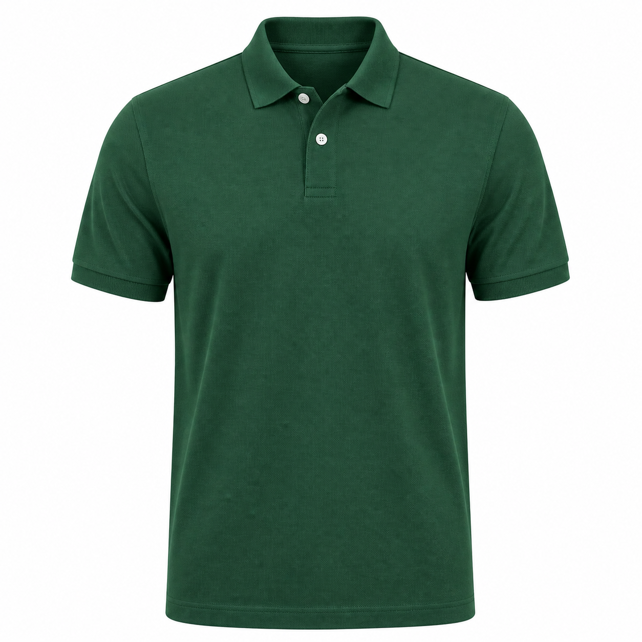 Blank Solid Polo — Green